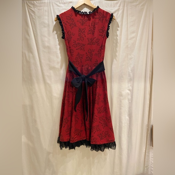 Effie’s Heart A-Line Lace-trimmed “Caron” Dress - Picture 2 of 4